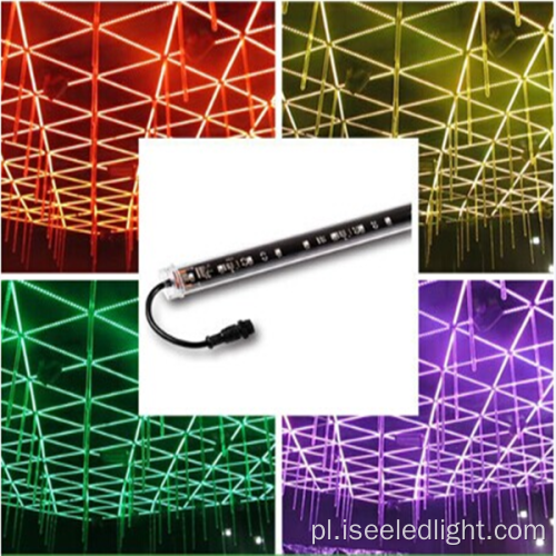 Dyskoteka DMX LED RGB Pixels 3D Tube